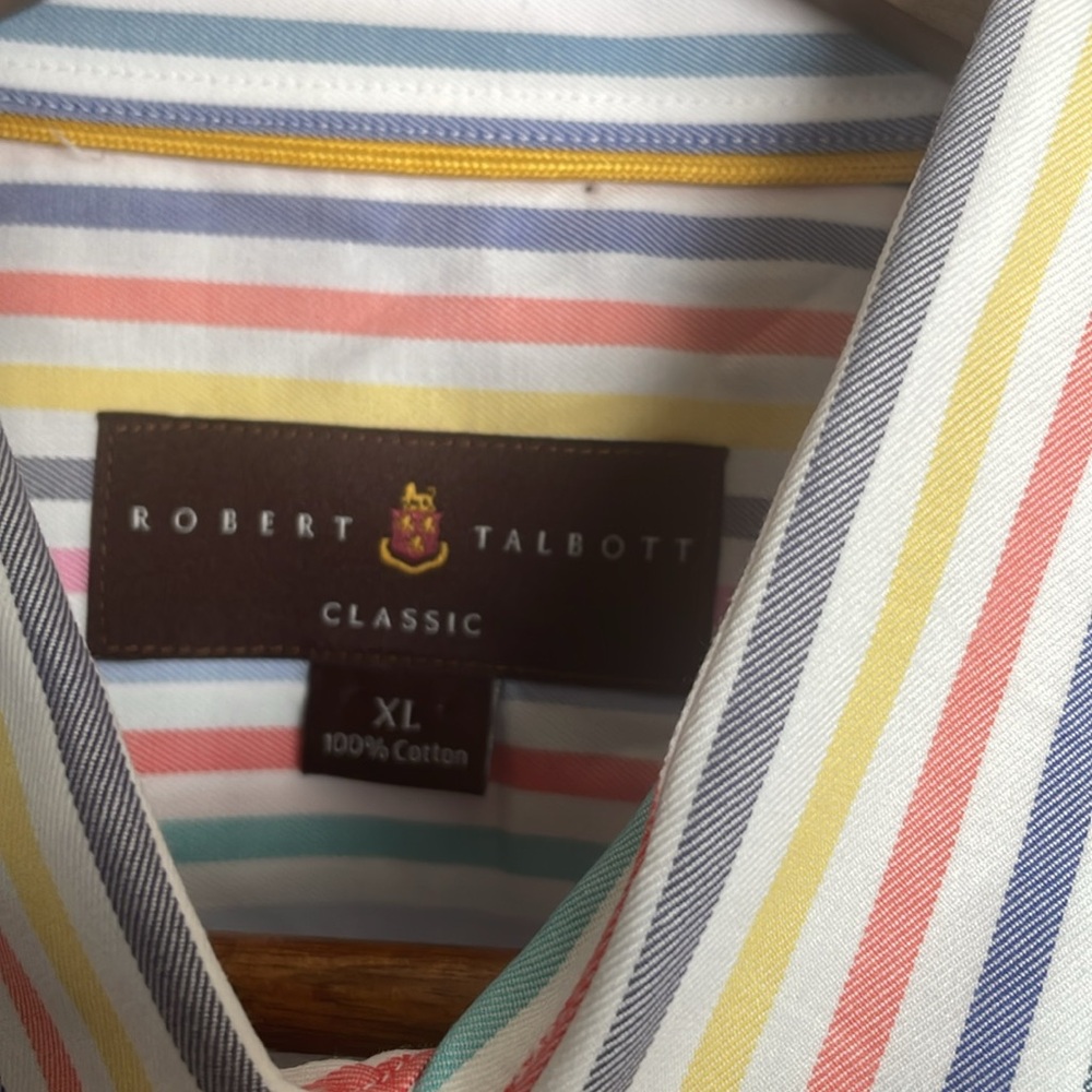 Robert Talbott Classic - Multicolor Striped Shirt - image 2